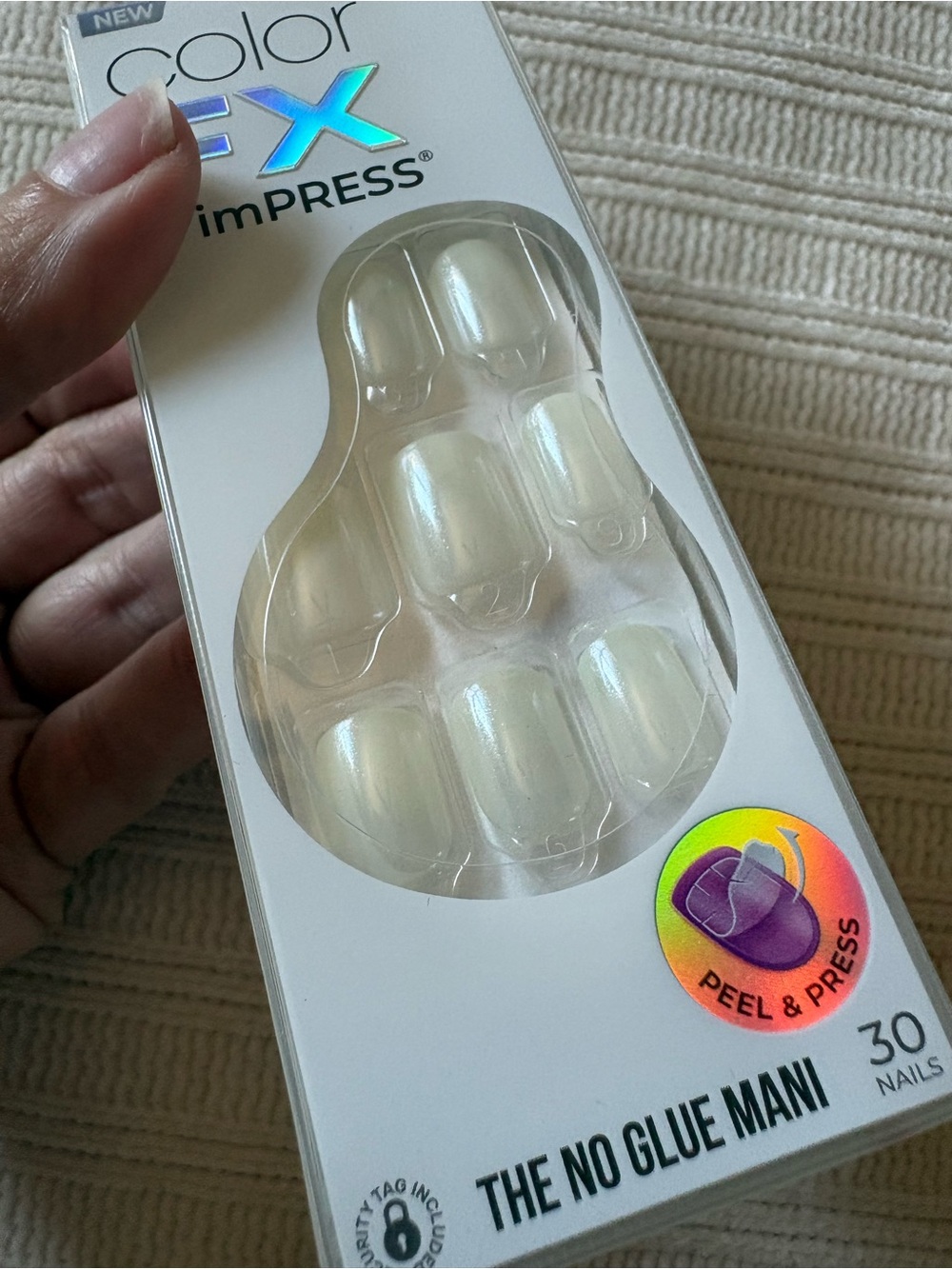 Impress FX White Pearl Press on Nails